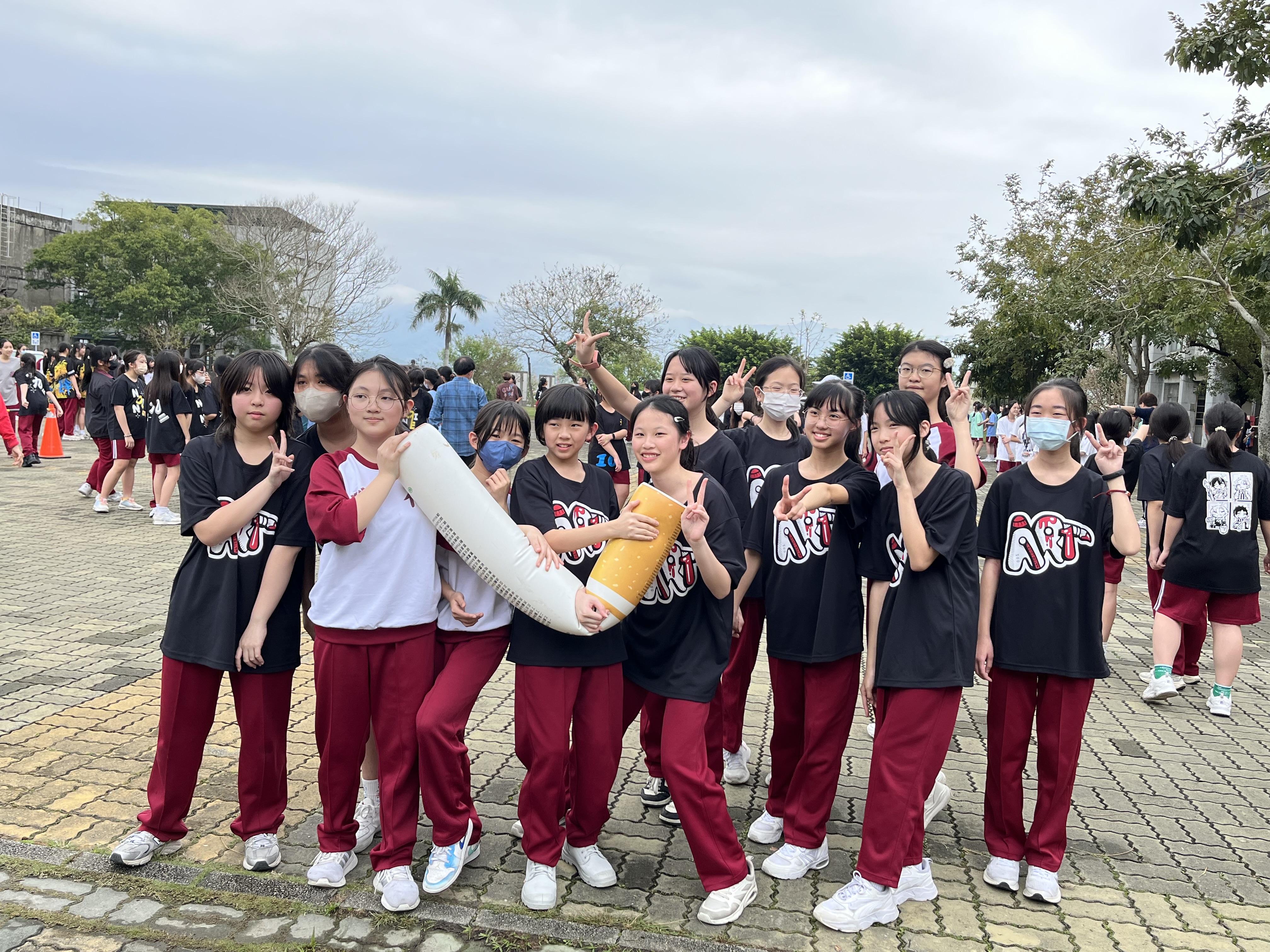 苗栗市衛生所114年『踢除菸蒂日』宣導 ~ 地點：明仁國中中走廊