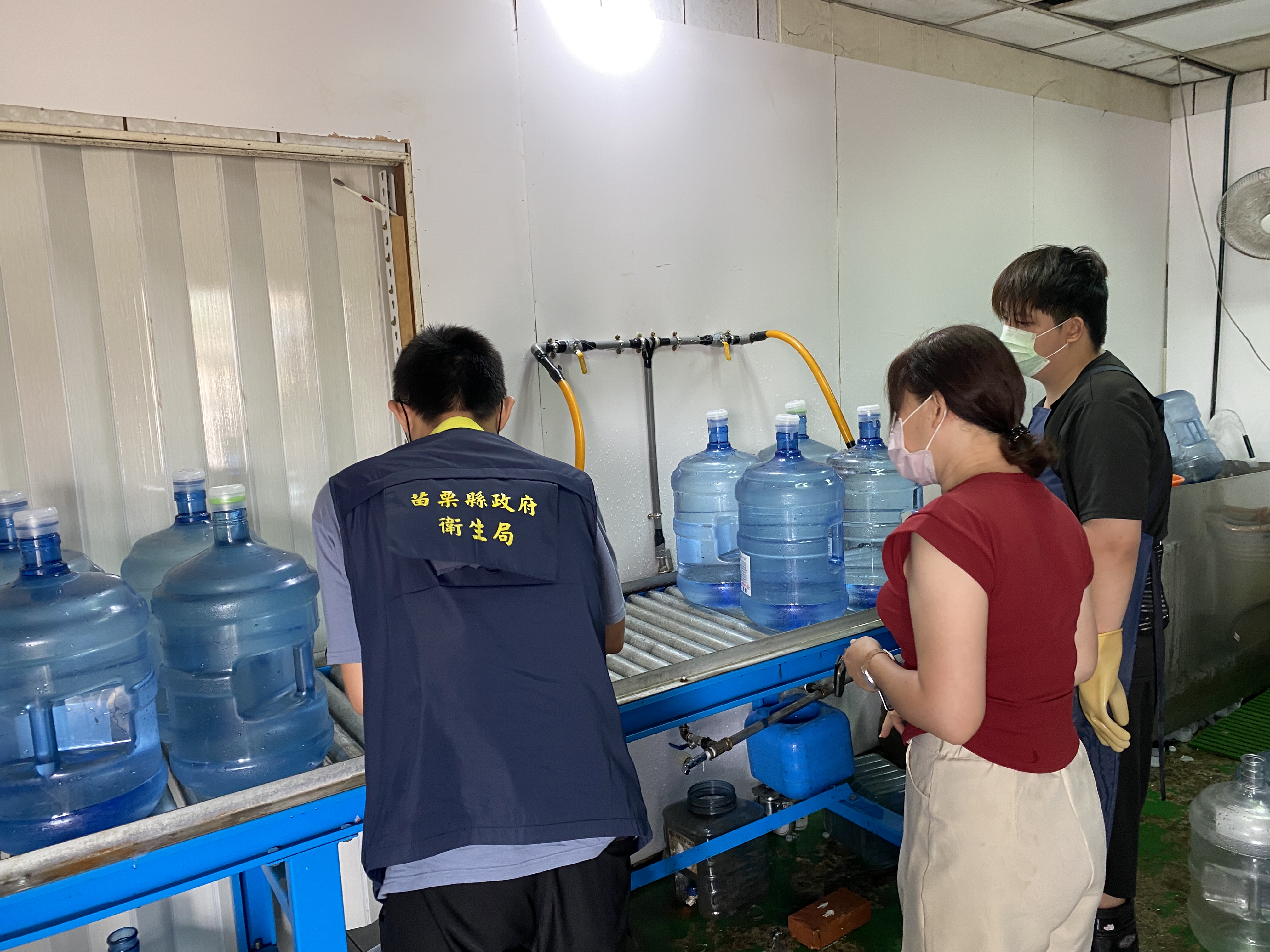 查核桶裝水業者